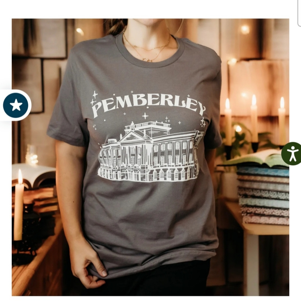 Bookish Box Pemberley shirt medium